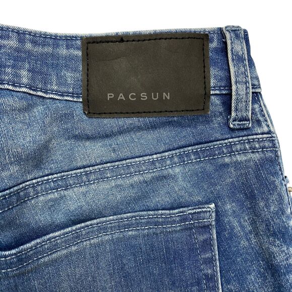 Pacsun Stacked Skinny Comfort Stretch Ripped Jeans  Men’s  30x32 New MSRP: $ 54 - Picture 12 of 16